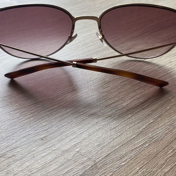 Givenchy Brown Burgundy Geometric Sunglasses - Picture 9 of 10